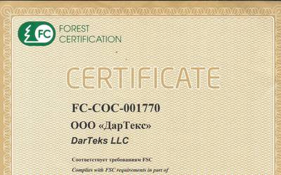 European FSC certificate