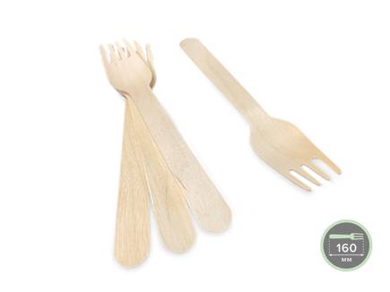 Set of disposable forks