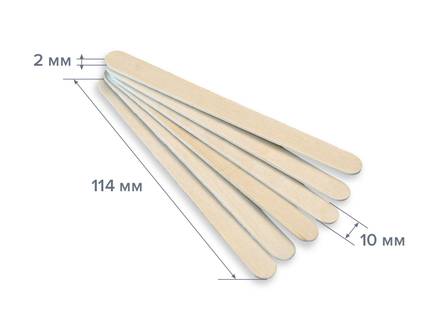 палочка для мороженого некассетированная нефрезерованная