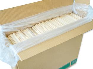 ice cream stick unbundled, milled, waxed