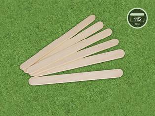 Wooden coffee stirrers bundled