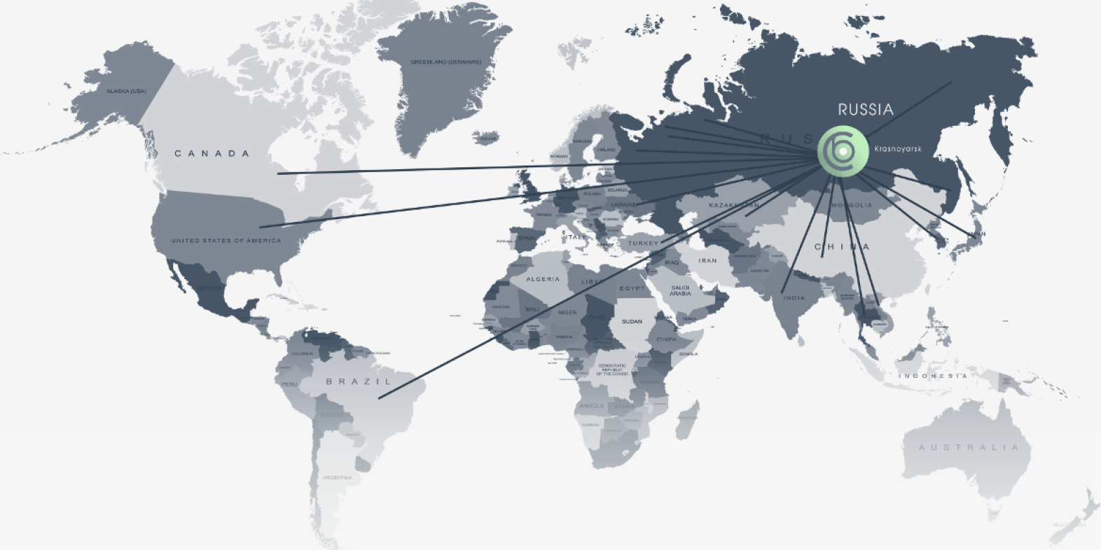 Shipping map